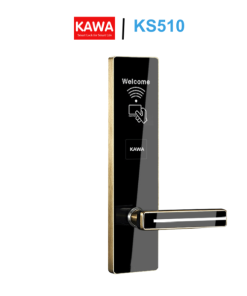 Khóa cửa khách sạn Kawa KS510 - (Viền bạc)