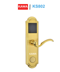 Khóa cửa khách sạn Kawa KS802 - (Màu vàng)