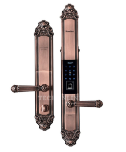 Khóa vân tay cửa đại sảnh Kaadas 6002 - (Màu đồng đỏ)